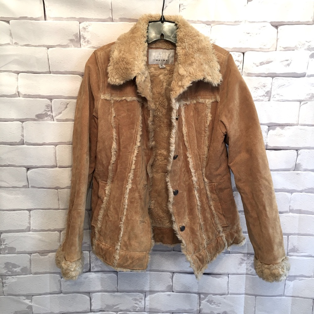 Wilsons Leather Shearling Jacket - image 1